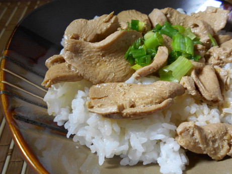 chashu rice bowl with chicken